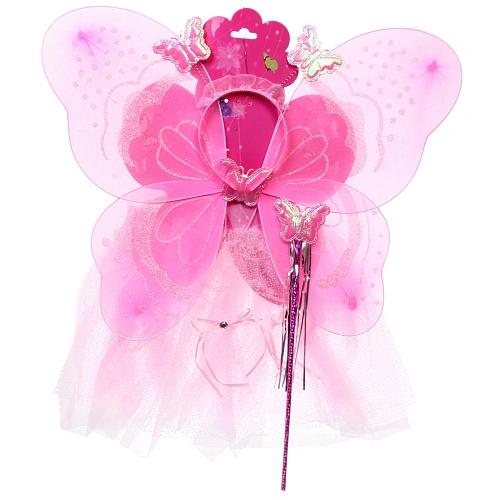 Карнавальный костюм Волшебная бабочка (юбка,крылья,волшебная палочка)_7