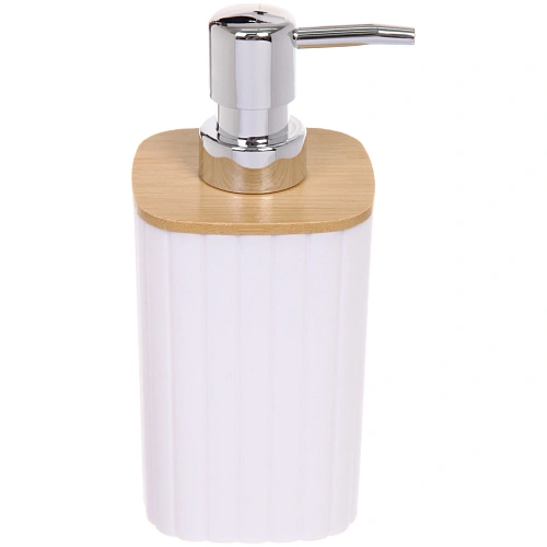 Дозатор для жидкого мыла 380мл Барио белый_3