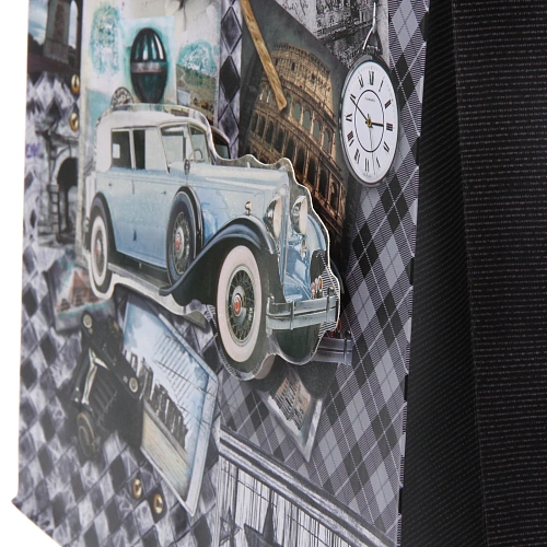 Пакет подарочный Винтаж 314212 см, микс_5