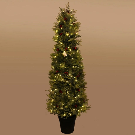 Ёлка светодиодная "Лесная радость" 180 см (868 веток), 260 ламп LED, цвет свечения-Теплый белый