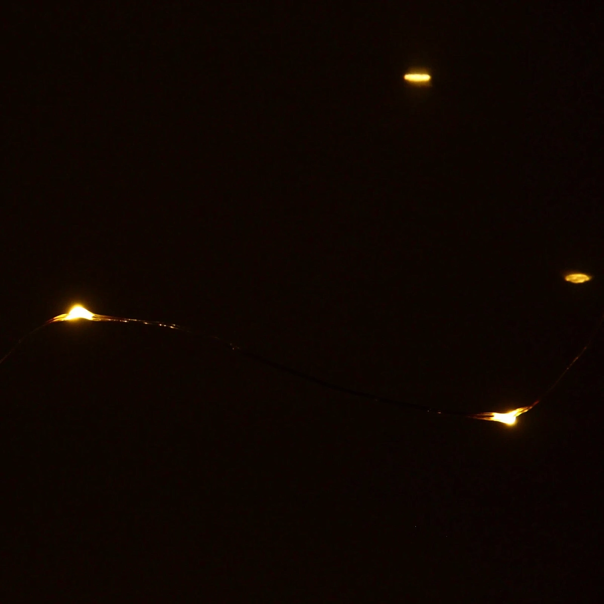 Гирлянда для дома на батарейках 1,5 м 15 ламп LED, 1 реж.,IP-20, Теплый белый