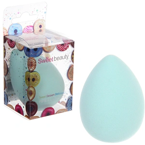 Спонж для макияжа "KALISTO", цвет мятный, 4,2*6см