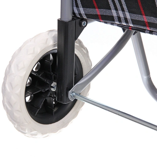 Тележка хозяйственная с сумкой (883430см, колеса 16 см,грузоподъемность до 30 кг) клетчатая DC-306_15