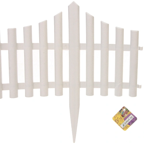 Садовое ограждение Изгородь (1 секция 60,532,5 см), Белый_4