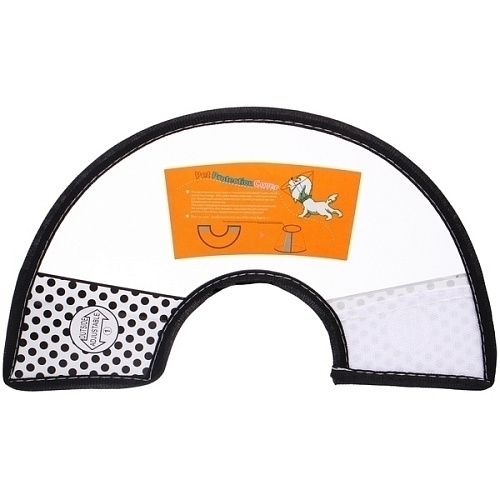 Воротник ветеринарный на липучках ЛЮБИМЫЙ БРО, окружность шеи 14-17см, диаметр 30,4см (пакет)_7