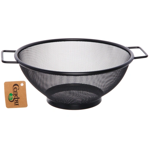 Сито металлическое "Black" 22см с ручками