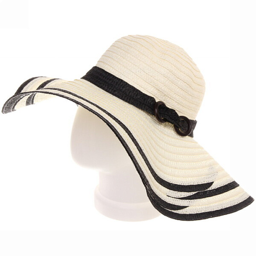 Шляпа женская с широкими полями TiraMiSu- Мирель, микс 6 цветов, р58, ширина полей 15 см_21