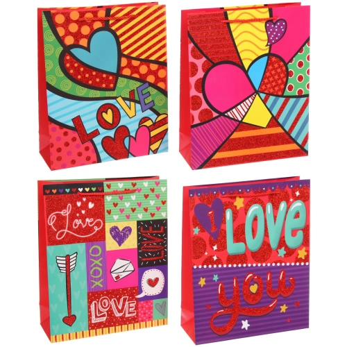 Пакет подарочный "LOVE" 26*32*10 см