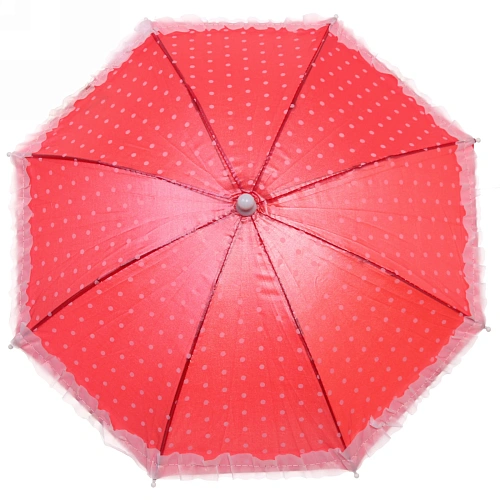 Зонт детский полуавтомат Ажурный, цвет микс, d-60, в слож виде 42см_7
