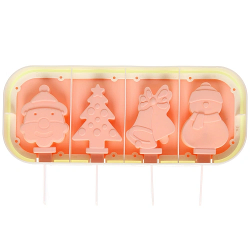 Форма силиконовая для льда Новогодний микс 23,5103см_10