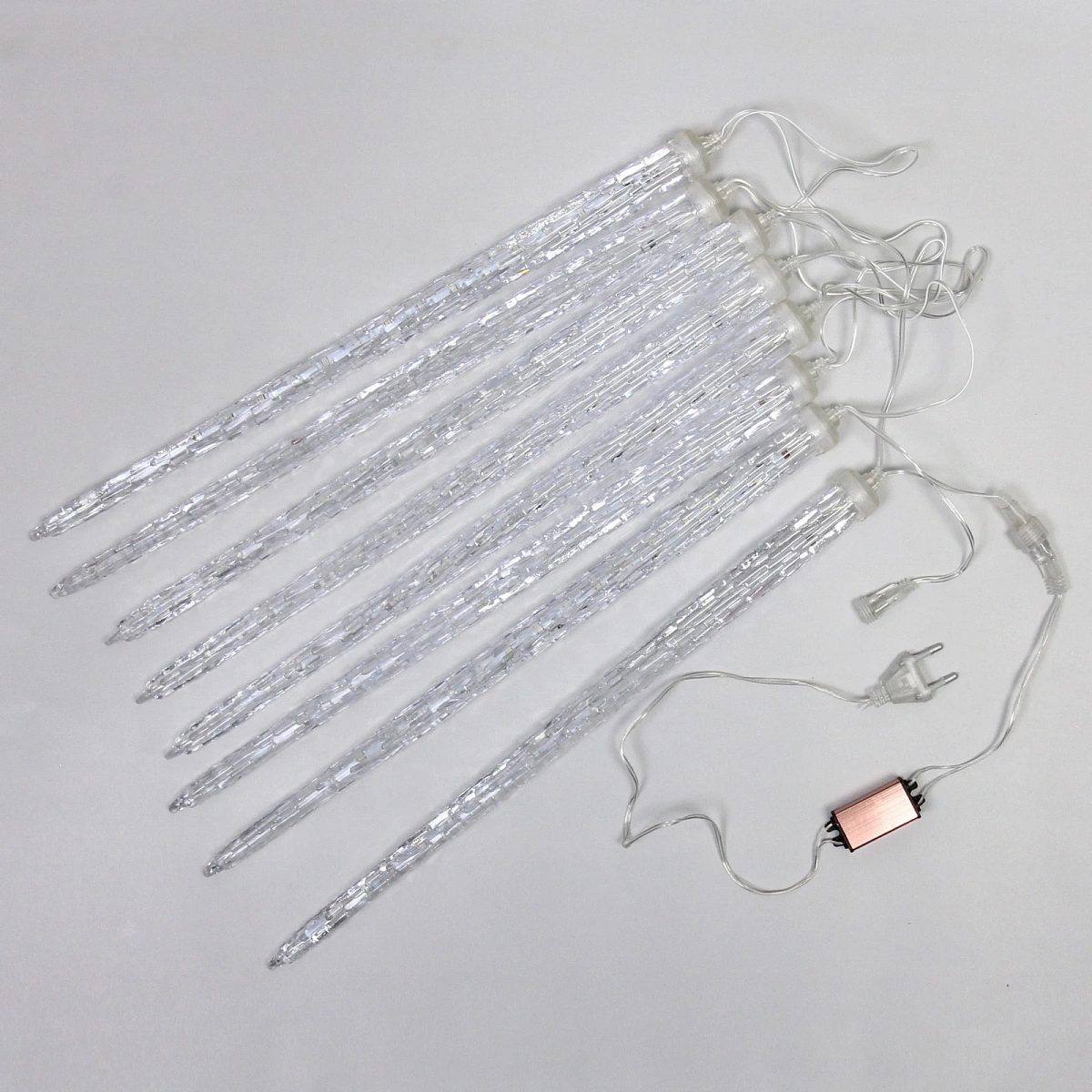 Гирлянда для улицы "Сосулька" 3,0 м*42 см 288 ламп LED, IP-54, Синий (8 трубок)