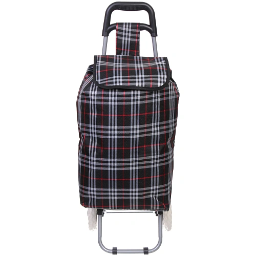 Тележка хозяйственная с сумкой (883430см, колеса 16 см,грузоподъемность до 30 кг) клетчатая DC-306_10