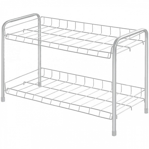 Этажерка для обуви 2 полки 660*280*440 матовый серый ЭТ3/МС