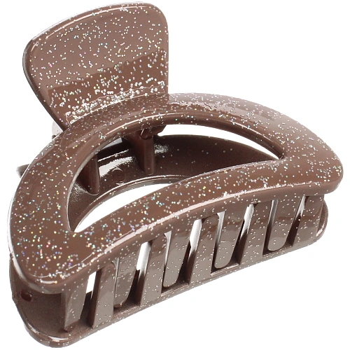 Заколка - краб для волос AKS - MANTANA, микс 6 цветов, трапеция, 63см _10