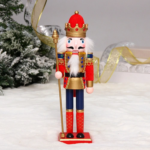 Фигурка новогодняя "Щелкунчик - Праздничный поход" 9*7*30,5 см