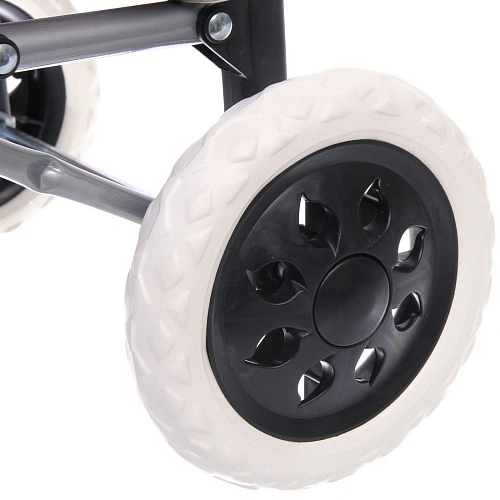 Тележка хозяйственная с сумкой (933326см, колеса 16см,грузоподъемность до 30 кг) черная SYD-16T_11