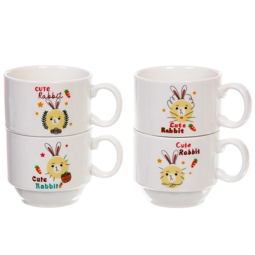 Набор кружек на стойке 200мл Милый зайка_5