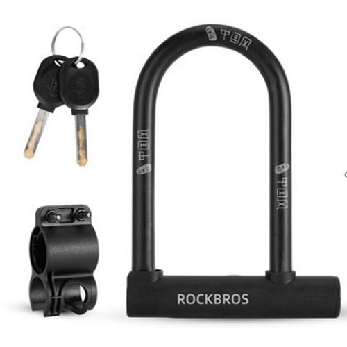 Замок навесной, с дужкой Rockbros 32410607001,18*10 см