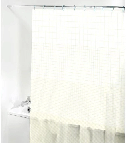 Штора для ванной EVA 180*180 "Селфи" Ферони бежевая 1393-4