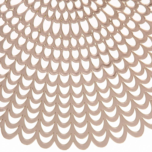 Салфетка плетеная 38см Кружева золото_4