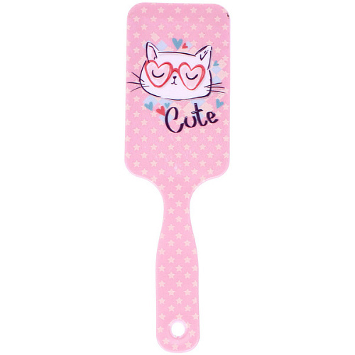 Расческа массажная детская КОТИКИ, микс 4 дизайна, 168см (пакет с подвесом)_3