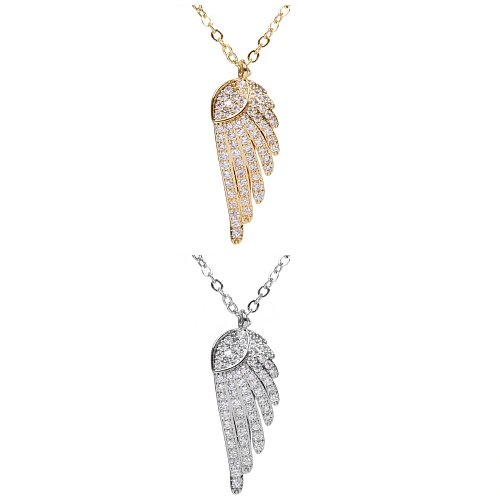 Подвеска из гиппоалергенного сплава со стразами ЭЛЛАДА, цвет серебро и золото, d-20см3см_7