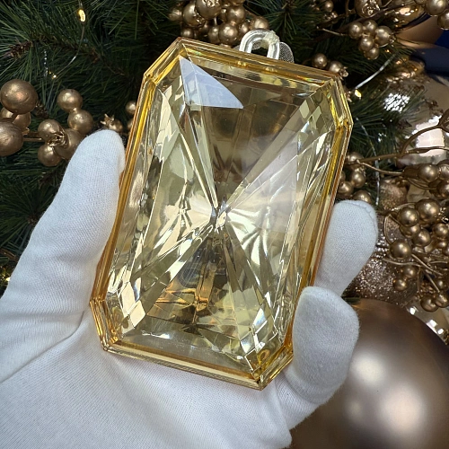 Ёлочное украшение "DIAMOND - Shine" 6,8*3,8*11,4 см, Золото