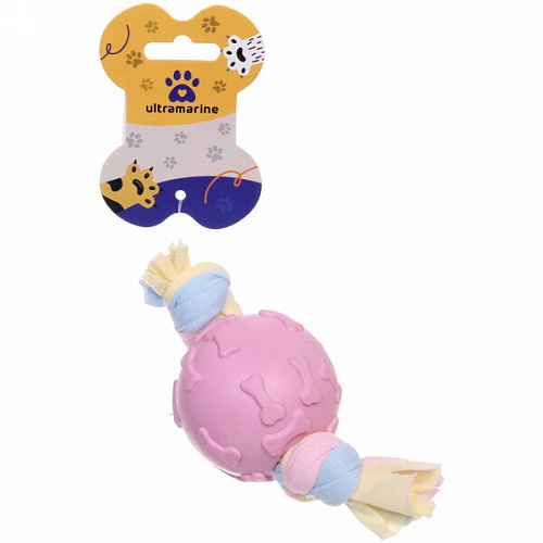 Игрушка для собаки "Baby-Поиграй со мной" 20*6см цвет розовый Ultramarine