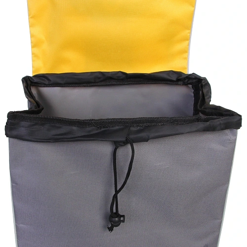 Тележка хозяйственная с сумкой (942534см, колеса 16см,грузоподъемность до 30 кг) серая BF-101A_9