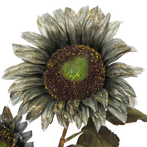 Искусственные цветы FLOWERS GLAMOUR 63см Подсолнухи 2 цветка зеленые_8