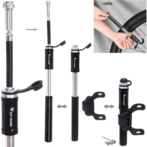 Насос ручной велосипедный West Biking, YP0711136