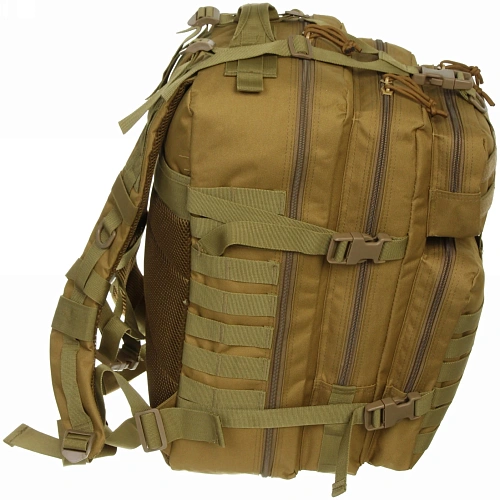 Рюкзак туристический 40л, цвет песочный,D3_8