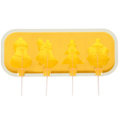 Форма силиконовая для льда Новогодний микс 23,5103см_7