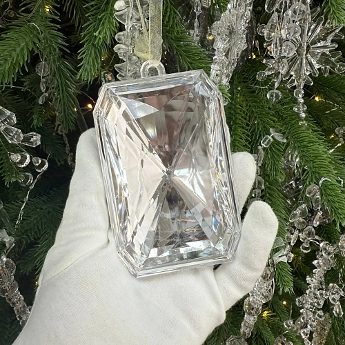 Ёлочное украшение "DIAMOND - Shine" 6,8*3,8*11,4 см, Серебро