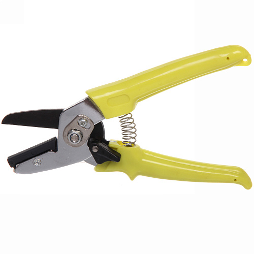 Секатор плоскостной 7 (18,5см) Ракета с наковалекой, пластиковые ручки ДоброСад_3