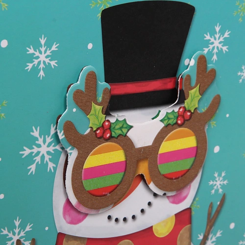 Коробка подарочная Крутой снеговик 15515575 см_5