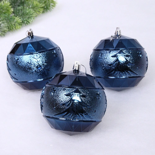 Набор шаров Miracle 10 см + 5 см (15 предметов), Сапфир_5