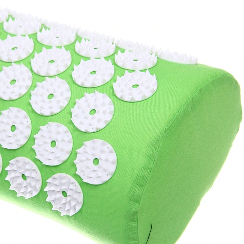 Акупунктурный набор (коврик игольчатый 64х40х2 см и валик 37х15х10 см в сумочке), салатовый_4