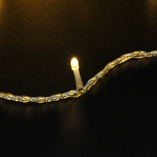 Гирлянда для дома Мерцание Premium 9,5 м 100 ламп LED прозр провод,1 реж,IP-40, Теплый белый (возможность соединения)_3