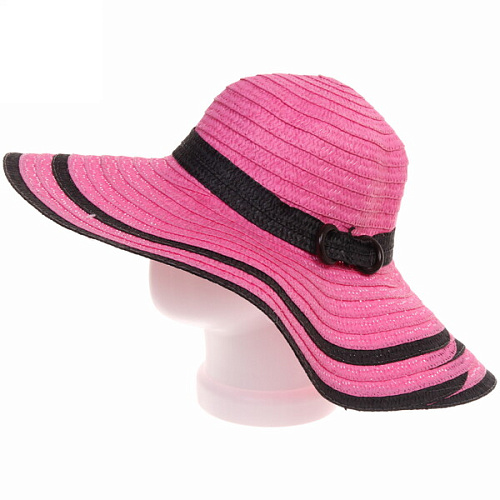 Шляпа женская с широкими полями TiraMiSu- Мирель, микс 6 цветов, р58, ширина полей 15 см_29