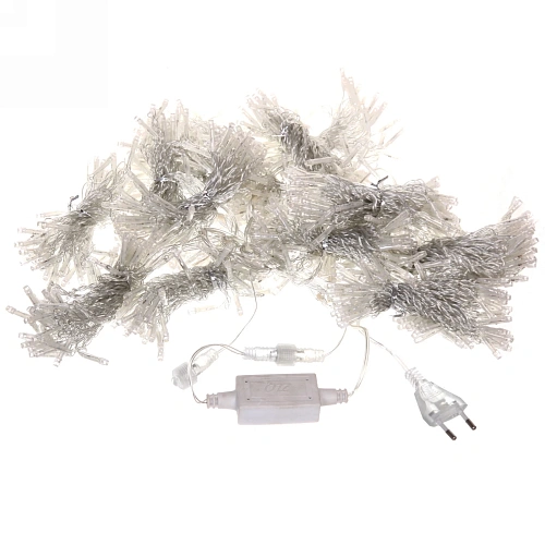 Гирлянда для улицы ЗАНАВЕС Мерцание ш20 в60 м 960 ламп LED, прозрачпров, Теплый белый, белый мерцает (возможность соединения)_5