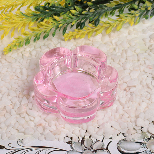 Подсвечник Tea-цветок 6,52,5см цвет розовый_3