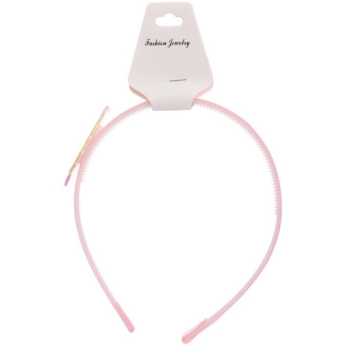 Ободок для волос детский на блистере РОЗОВОЕ ОБЛАКО, русалочка, микс 6 цветов, 1см_9