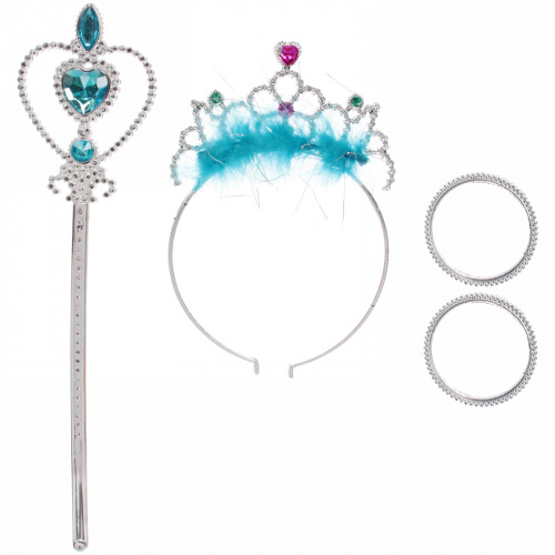 Набор карнавальный "Снежная принцесса"  (ободок, палочка, браслет), микс цветов