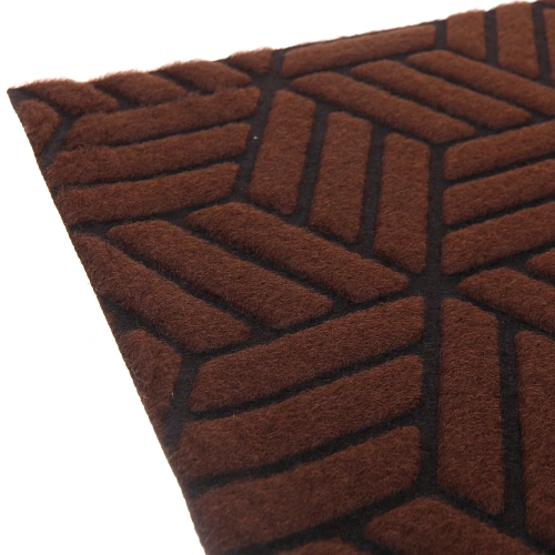 Коврик придверный 3858смРомбы коричневый_3