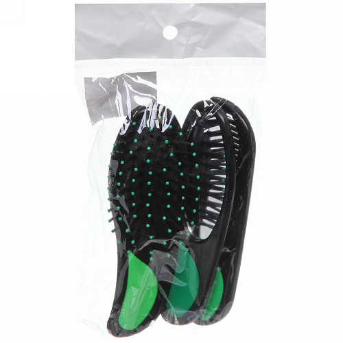 Расчески в наборе 3шт Мини, цвет черный, упаковка пакет_15