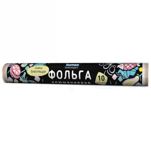 Фольга алюминиевая пищевая 10м*29см "HOMEX" 1555/30