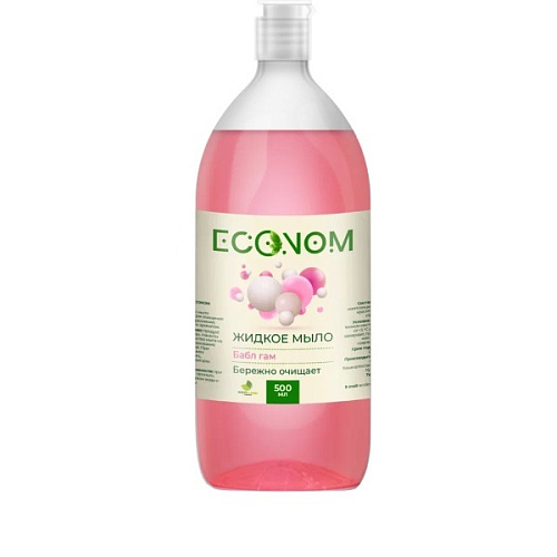 Мыло жидкое "ECONOM" бабл-гам 500 мл
