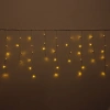 Гирлянда для улицы БАХРОМА ш5м* в40/60см 180 ламп LED, прозр. пров, 8 реж, IP-54, Желтый (возможность соединения)