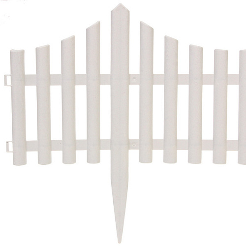 Садовое ограждение Изгородь (1 секция 60,532,5 см), Белый_5